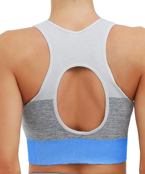 yaavii women sports yoga bra seamless high support padded breathable seamless running bra with removable cups sports yoga top, White;black
yaavii women sports yoga bra seamless high support padded breathable seamless running bra with removable cups sports yoga top, White;black