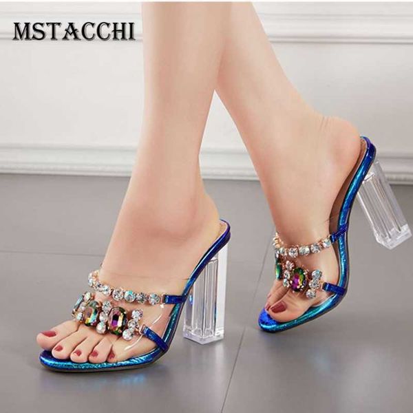 mstacchi dazzling crystal diamond ladies sandals pvc transparent slip-on perspex heel women high heels fashion party beach shoes, Black
mstacchi dazzling crystal diamond ladies sandals pvc transparent slip-on perspex heel women high heels fashion party beach shoes, Black