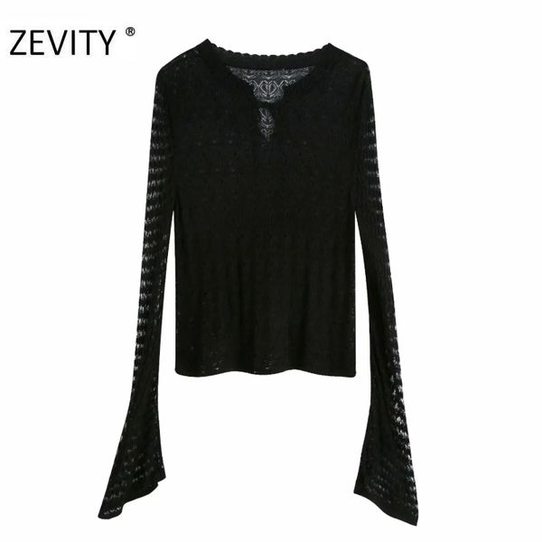zevity women perspective jacquard mesh knitted black smock blouse shirts women flare sleeve casual slim blusas ls7173, White
zevity women perspective jacquard mesh knitted black smock blouse shirts women flare sleeve casual slim blusas ls7173, White