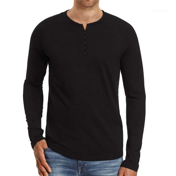 autumn plus size button solid color tees man pullover silm fashion mens o-neck long sleeve tshirts men, White;black
autumn plus size button solid color tees man pullover silm fashion mens o-neck long sleeve tshirts men, White;black