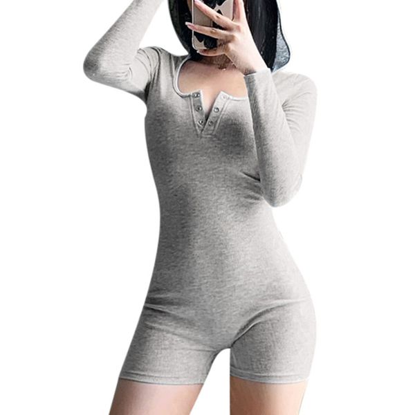 summer autumn women's hooded jumpsuit round neck long sleeve solid color button casual style short romper, Black;white
summer autumn women's hooded jumpsuit round neck long sleeve solid color button casual style short romper, Black;white