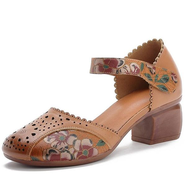2020 new summer retro sandals soft cowhide leather sandals fashion print women elegant comfortable high heel, Black
2020 new summer retro sandals soft cowhide leather sandals fashion print women elegant comfortable high heel, Black