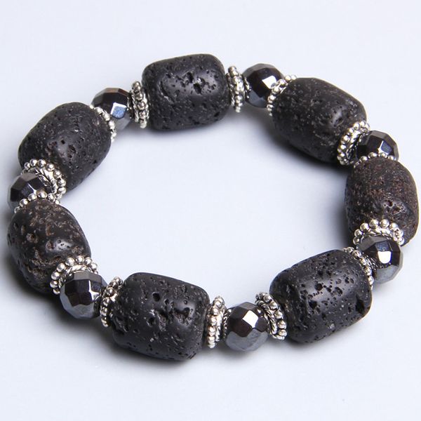 male natural hematite big lava stone beads bracelet for men oval lava beads diffuser bracelet jewelry dropshipping wholesale diy, Golden;silver
male natural hematite big lava stone beads bracelet for men oval lava beads diffuser bracelet jewelry dropshipping wholesale diy, Golden;silver