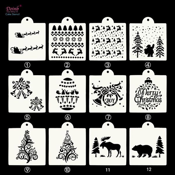 baking moulds christmas tiramisu cake stencil mold decoration wall painting embossing diy craft tool
baking moulds christmas tiramisu cake stencil mold decoration wall painting embossing diy craft tool