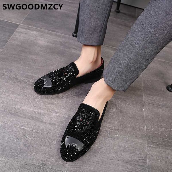 oxford loafers wedding shoes for men 2020 rhinestone men dressing shoes business classic zapatos italianos hombre buty, Black
oxford loafers wedding shoes for men 2020 rhinestone men dressing shoes business classic zapatos italianos hombre buty, Black