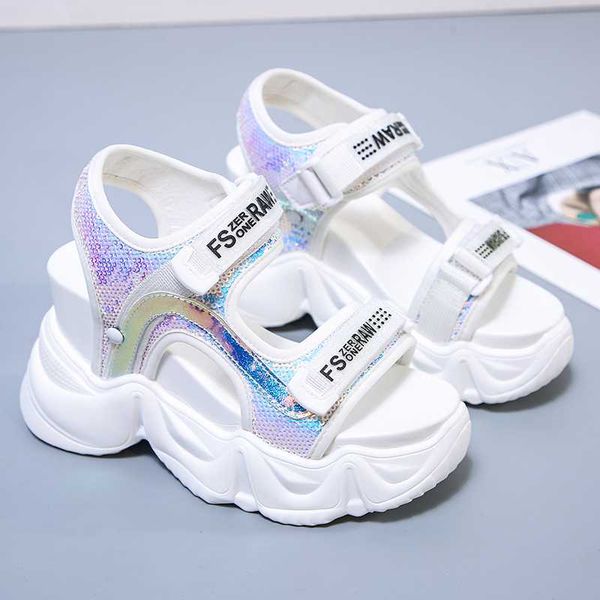 sandals fashion women platform chunky shoes designers brand woman 6cm height increasing wedge sandal beach white casual, Black
sandals fashion women platform chunky shoes designers brand woman 6cm height increasing wedge sandal beach white casual, Black