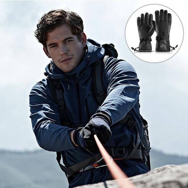 sports winter outdoor waterproof knit extra-insulated touchscreen gloves for cycling and outdoor work middle back zipper, Black;red
sports winter outdoor waterproof knit extra-insulated touchscreen gloves for cycling and outdoor work middle back zipper, Black;red