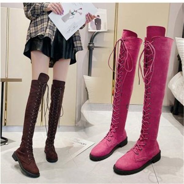 осень зима женщина на knee boots плоский каблук женщины длинные сапоги мода сладкая повседневная обувь размер 34-43 черный фиолетовый, Black
осень зима женщина на knee boots плоский каблук женщины длинные сапоги мода сладкая повседневная обувь размер 34-43 черный фиолетовый, Black