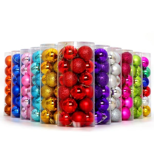 party decoration 24pcs/lot color 6cm/2.4inch christmas decorations ball ornaments hang shiny bauble for home house bar tree
party decoration 24pcs/lot color 6cm/2.4inch christmas decorations ball ornaments hang shiny bauble for home house bar tree