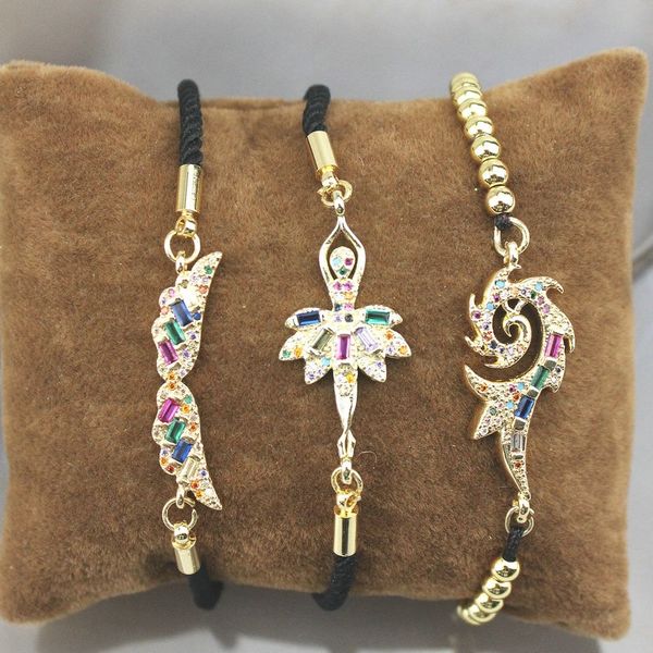 adjustable 5pcs/lot new fashion cz bracelet, colorful multi style cz connector jewelry ,handmade bracelet jewelry, Black
adjustable 5pcs/lot new fashion cz bracelet, colorful multi style cz connector jewelry ,handmade bracelet jewelry, Black