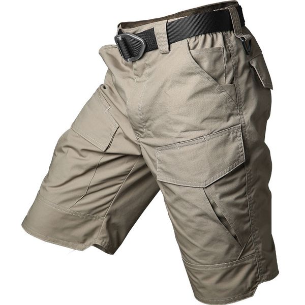 outdoor shorts summer cargo tactical waterproof rip-smen's multi-pocket travel camping fishing hiking, Brown;gray
outdoor shorts summer cargo tactical waterproof rip-smen's multi-pocket travel camping fishing hiking, Brown;gray