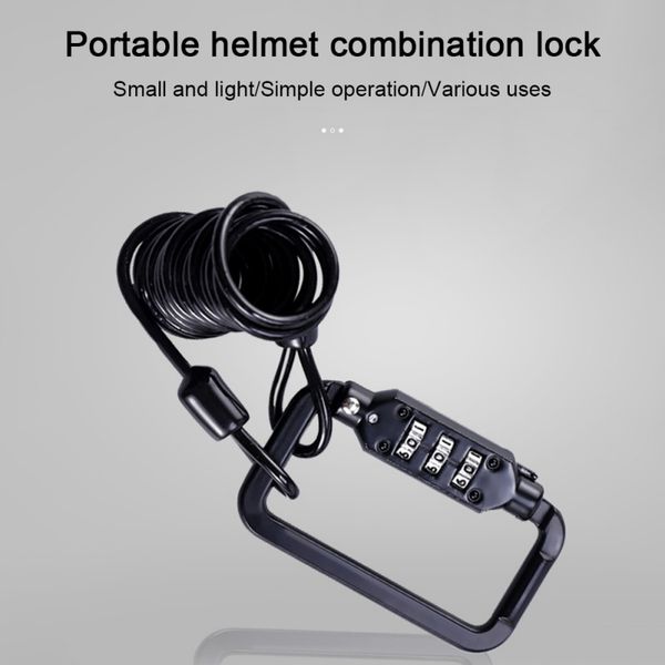 3 digit bike lock motorcycle resettable mini bicycle portable anti-theft helmet lock coil length 120cm cycling
3 digit bike lock motorcycle resettable mini bicycle portable anti-theft helmet lock coil length 120cm cycling