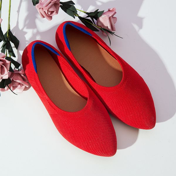 2020 new women's flat shoes ballet shoes breathable knit pointed breathable lightweight moccasin soft slip-on comfortable lady, Black
2020 new women's flat shoes ballet shoes breathable knit pointed breathable lightweight moccasin soft slip-on comfortable lady, Black
