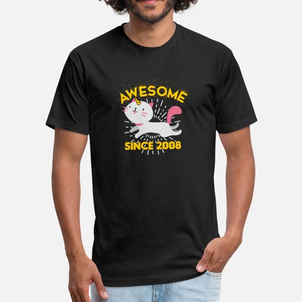 caticorn aweseome since 2008 10th birthday gift t shirt men personalized 100% cotton plus size 3xl male famous humor spring slim shirt
caticorn aweseome since 2008 10th birthday gift t shirt men personalized 100% cotton plus size 3xl male famous humor spring slim shirt