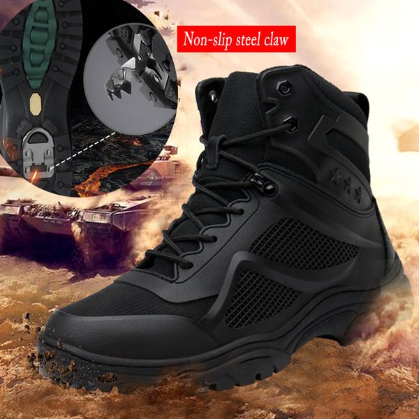 men's outdoor sports shoes black men's hiking shoes autumn and winter outdoor sports steel claw climbing
men's outdoor sports shoes black men's hiking shoes autumn and winter outdoor sports steel claw climbing