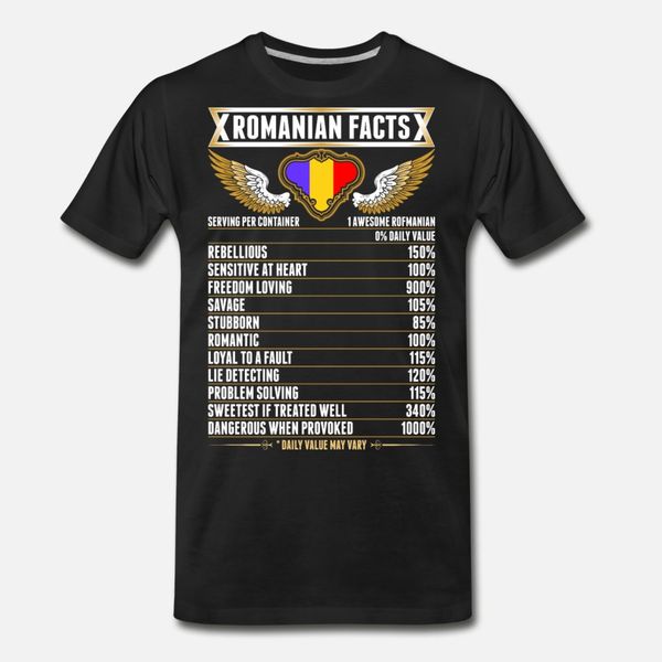 romanian facts t shirt men personalized 100% cotton o neck famous new style summer unique shirt
romanian facts t shirt men personalized 100% cotton o neck famous new style summer unique shirt