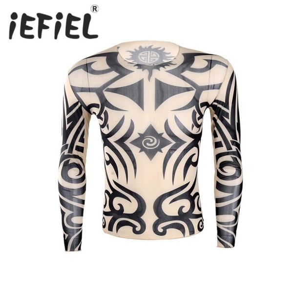men's t-shirts iefiel fashionable mens fake tattoo design long sleeve t-shirt nightwear clubwear fancy party costumes clothes body shi, White;black
men's t-shirts iefiel fashionable mens fake tattoo design long sleeve t-shirt nightwear clubwear fancy party costumes clothes body shi, White;black