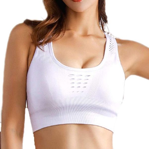 sweat wicking fitness equipment women sports bra seamless breathable casual high elasticity underwear workout wire jogging, White;black
sweat wicking fitness equipment women sports bra seamless breathable casual high elasticity underwear workout wire jogging, White;black