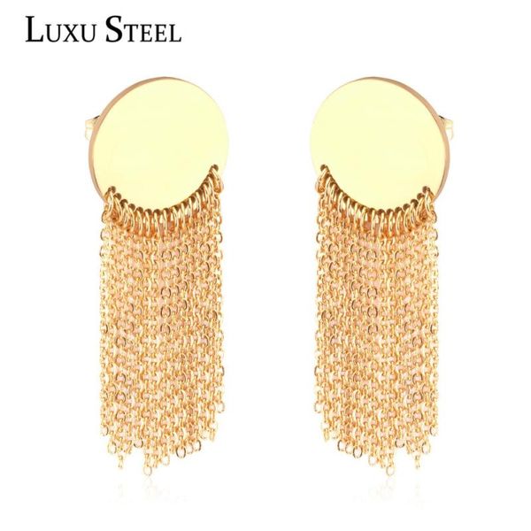 dangle & chandelier luxusteel brinco mujer gold color chain tassel drop earring stainless steel fashion jewelry for women/girl wholesale, Silver
dangle & chandelier luxusteel brinco mujer gold color chain tassel drop earring stainless steel fashion jewelry for women/girl wholesale, Silver
