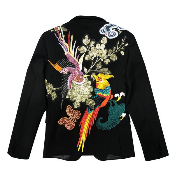 men fashion blazer homme mens black blazer masculino embroidery men hombre fancywork blaser masculino, White;black
men fashion blazer homme mens black blazer masculino embroidery men hombre fancywork blaser masculino, White;black