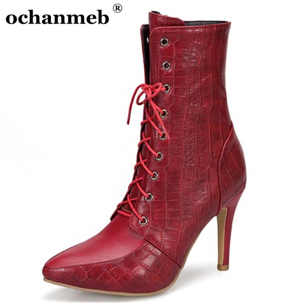 boots largest size 50 women thin high heels ankle lace up autumn winter shoes woman female pointed toe snake print booties lady, Black
boots largest size 50 women thin high heels ankle lace up autumn winter shoes woman female pointed toe snake print booties lady, Black