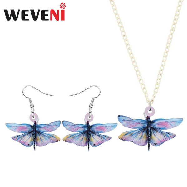 weveni акриловые сладкий синий dragonfly ювелирные наборы животных насекомых ожерелье серьги для женщин девушки дети мода подарки аксессуары, Silver
weveni акриловые сладкий синий dragonfly ювелирные наборы животных насекомых ожерелье серьги для женщин девушки дети мода подарки аксессуары, Silver