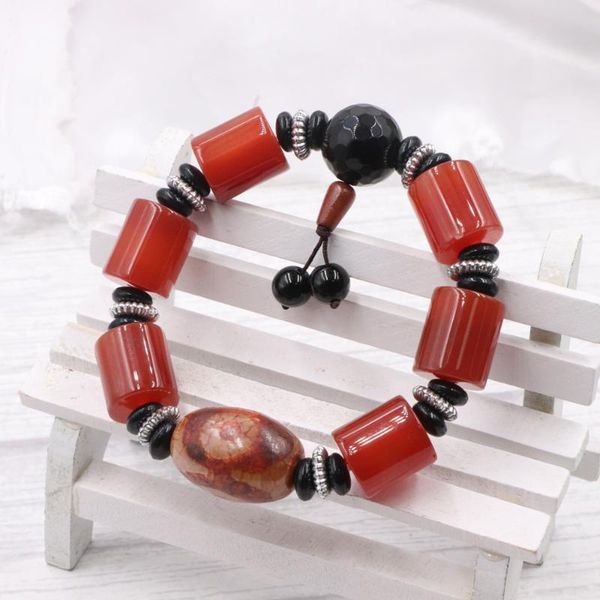 natural red agates stone beads bracelet tibet dzi handmade tassel bracelets wristband jewelry good luck healthy gift 19cm b337, Golden;silver
natural red agates stone beads bracelet tibet dzi handmade tassel bracelets wristband jewelry good luck healthy gift 19cm b337, Golden;silver