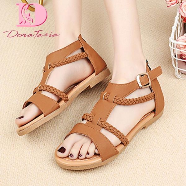 doratasia 2020 new fashion large size 43 gladiator women sandals low heels narrow band platform flats summer casual woman shoes, Black
doratasia 2020 new fashion large size 43 gladiator women sandals low heels narrow band platform flats summer casual woman shoes, Black