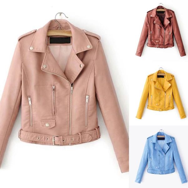 2020 new short faux soft leather jacket women fashion zipper motorcycle pu leather jacket ladies basic femme autumn outwear, Blue;black
2020 new short faux soft leather jacket women fashion zipper motorcycle pu leather jacket ladies basic femme autumn outwear, Blue;black