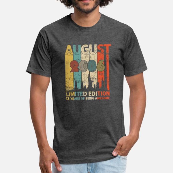 vintage august 2006 13 year old tee t shirt men printed short sleeve round neck formal loose breathable spring trend shirt
vintage august 2006 13 year old tee t shirt men printed short sleeve round neck formal loose breathable spring trend shirt