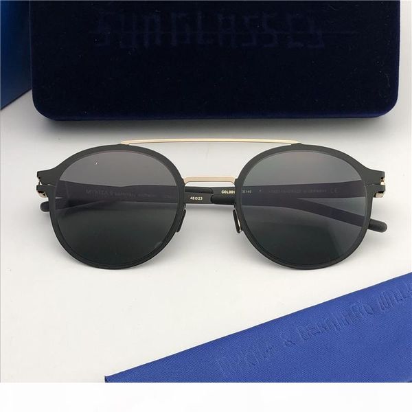 new mykita sunglasses ultralight frame without screws mkt crosby round frame flap men designer sunglasses coating mirror lens, White;black
new mykita sunglasses ultralight frame without screws mkt crosby round frame flap men designer sunglasses coating mirror lens, White;black