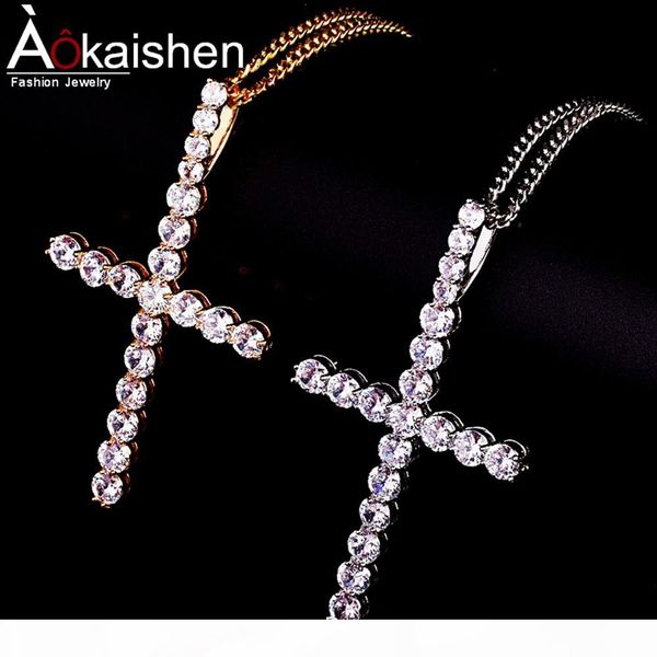 diamonds cross pendant necklace hip hop jewelry seller men women's cubic zircon for rope chain for drop shipping, Silver 
diamonds cross pendant necklace hip hop jewelry seller men women's cubic zircon for rope chain for drop shipping, Silver