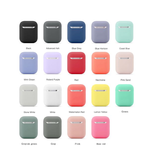 silicone wireless bluetooth earphone charging box case for apple airpods 1/2 anti-drop shockproof protective case 
silicone wireless bluetooth earphone charging box case for apple airpods 1/2 anti-drop shockproof protective case