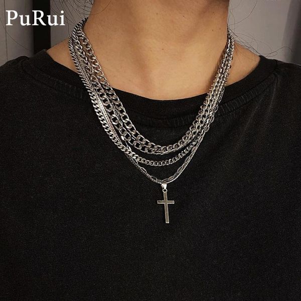 pendant necklaces purui miami cuban link chain choker necklace punk gothic silver color cross pedant for couple lovers hiphop jewelry
pendant necklaces purui miami cuban link chain choker necklace punk gothic silver color cross pedant for couple lovers hiphop jewelry