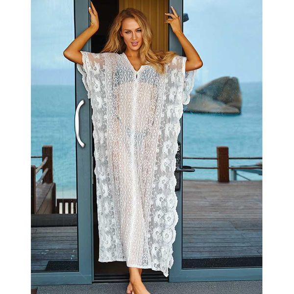 2020 lace robe cover-ups women swimwear beach dress kaftan bikini cover-ups long white lace robe sheer cover up clothing, White;black
2020 lace robe cover-ups women swimwear beach dress kaftan bikini cover-ups long white lace robe sheer cover up clothing, White;black