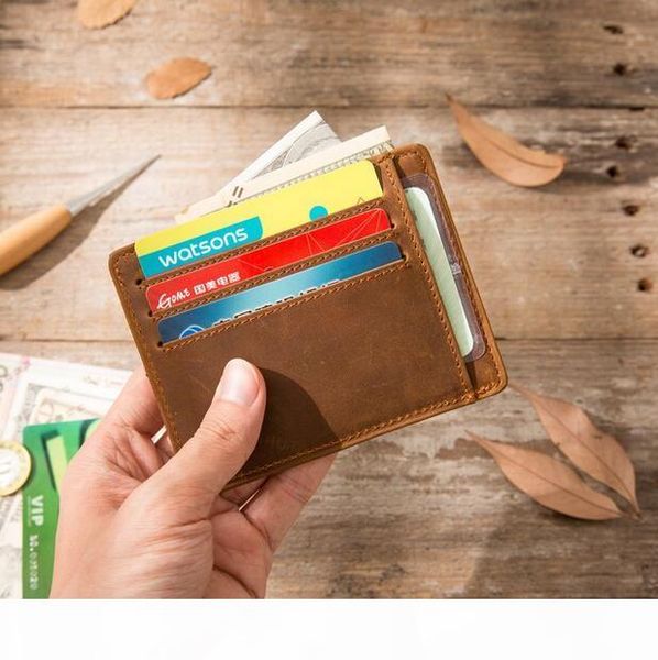 handmade retro wallet mini little crazy horse leather wallets leather purse for women card layer cowhide men wallets, Brown;gray
handmade retro wallet mini little crazy horse leather wallets leather purse for women card layer cowhide men wallets, Brown;gray