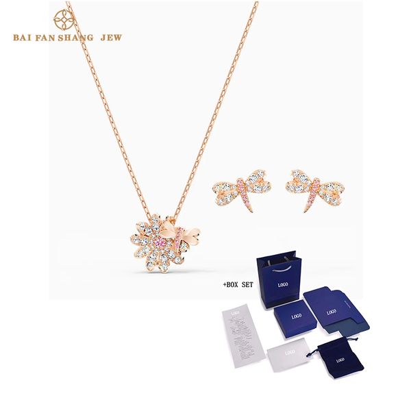 2020 fashion jewelry swa new eternal flower dragonfly set dragonfly daisy charm delicate crystal rose gold women luxury jewelry, Silver
2020 fashion jewelry swa new eternal flower dragonfly set dragonfly daisy charm delicate crystal rose gold women luxury jewelry, Silver