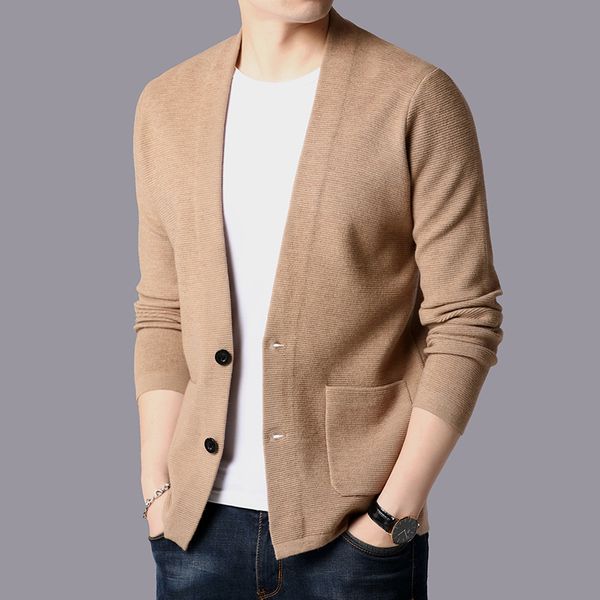 men's sweaters brand sweater men streetwear fashion coat with pockets autumn winter warm cashmere wool cardigan, White;black
men's sweaters brand sweater men streetwear fashion coat with pockets autumn winter warm cashmere wool cardigan, White;black