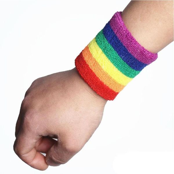 wrist support 1 pair wristbands colorful sweat-absorbent sports towel elastic wristband wraps basketball badminton guard protect, Black;red
wrist support 1 pair wristbands colorful sweat-absorbent sports towel elastic wristband wraps basketball badminton guard protect, Black;red