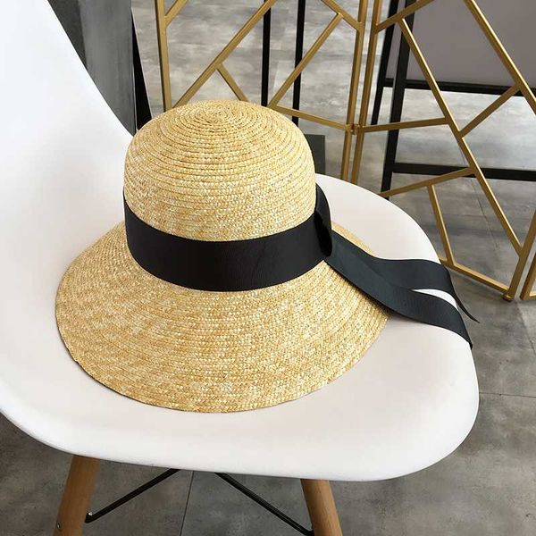 2020 new women sun hats wheat straw big brim dome bucket hats summer sunproof caps beach casual travel female elegant fashion, Blue;gray
2020 new women sun hats wheat straw big brim dome bucket hats summer sunproof caps beach casual travel female elegant fashion, Blue;gray
