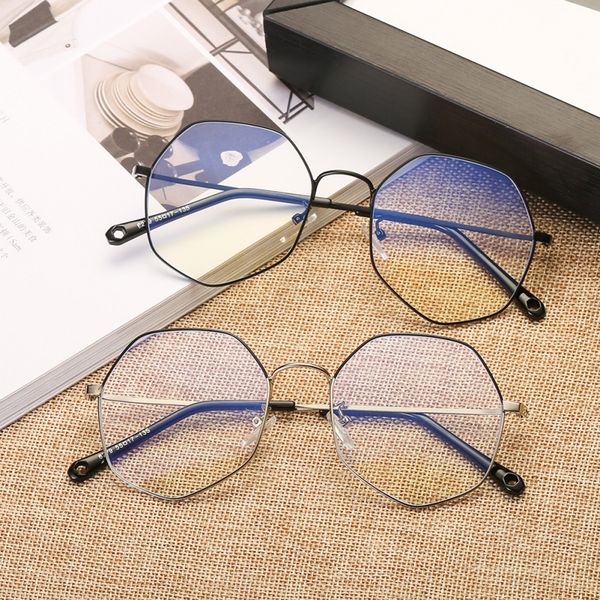 mens womens retro irregular polygon frame clear lens glasses quiet style optical glasses fashion reading glass, White;black
mens womens retro irregular polygon frame clear lens glasses quiet style optical glasses fashion reading glass, White;black