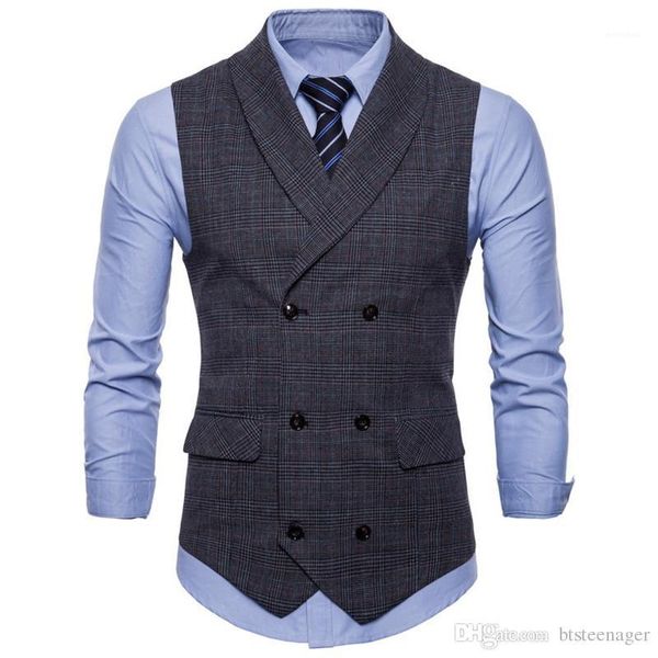 formal vests fashion double breasted decoration mens vests homme british styles short clothes plaid pattern mens, Black;white
formal vests fashion double breasted decoration mens vests homme british styles short clothes plaid pattern mens, Black;white