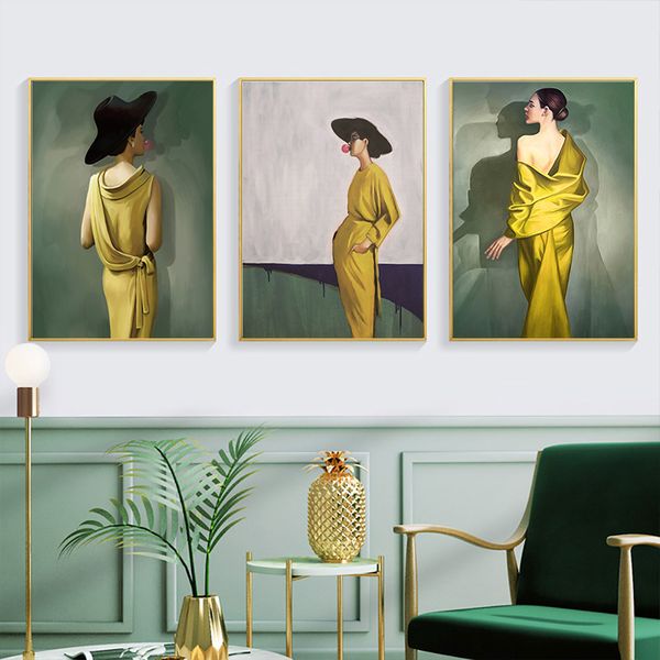 vintage wear a hat blow bubble woman canvas painting on the wall posters and prints decorative wall art picture home decor
vintage wear a hat blow bubble woman canvas painting on the wall posters and prints decorative wall art picture home decor