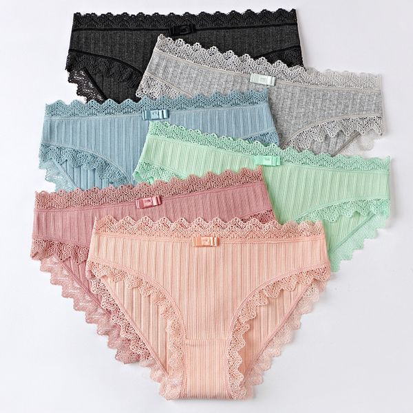 Women's Panties Female Lace Edge Breathable Briefs Sexy Underwear Women Cotton Crotch Lingerie Intimates
Women's Panties Female Lace Edge Breathable Briefs Sexy Underwear Women Cotton Crotch Lingerie Intimates
