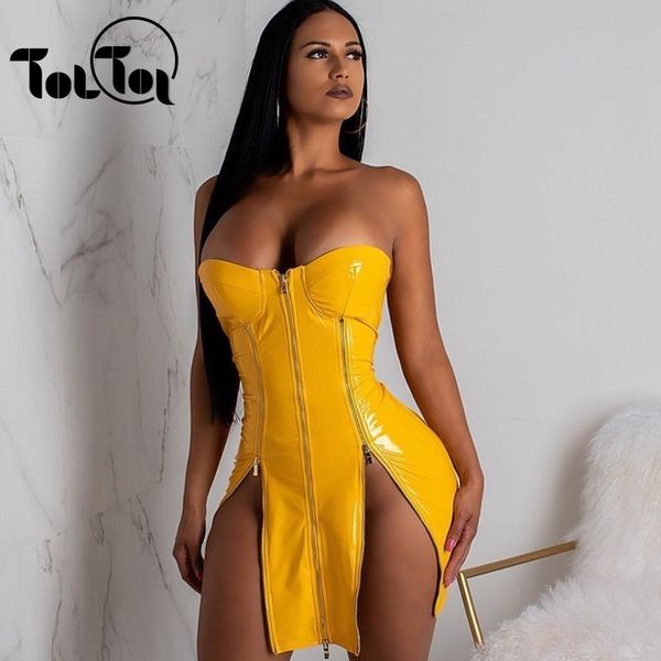 club dress women off shoulder pu faux leather dress zipper slim mini bodycon yellow white solid vestido de festa, Black;gray
club dress women off shoulder pu faux leather dress zipper slim mini bodycon yellow white solid vestido de festa, Black;gray