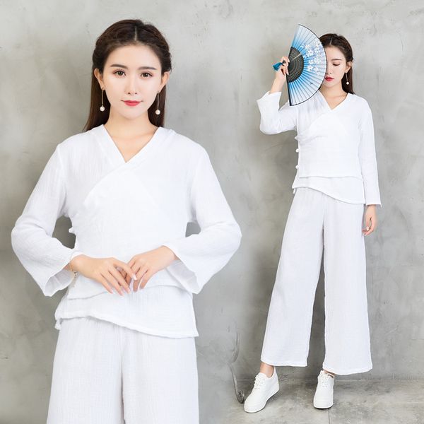 women yoga meditation kungfu tai chi set linen loose quickly dry sweatshirt+pant jogger fitness workout casual set sportswear, White;red
women yoga meditation kungfu tai chi set linen loose quickly dry sweatshirt+pant jogger fitness workout casual set sportswear, White;red