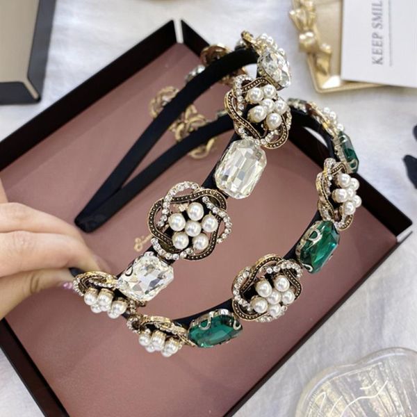 high-end hair accessories women baroque rhinestone headbands retro alloy pearl non-slip headband fashion girl hair band headwear
high-end hair accessories women baroque rhinestone headbands retro alloy pearl non-slip headband fashion girl hair band headwear