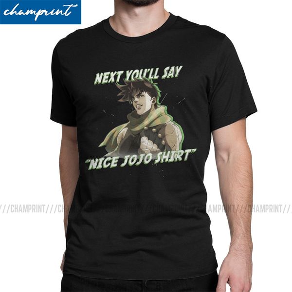 vintage jojo далее вы say футболки для мужчин cotton t shirt jojos bizarre adventure аниме jjba манга тис present одежда
vintage jojo далее вы say футболки для мужчин cotton t shirt jojos bizarre adventure аниме jjba манга тис present одежда