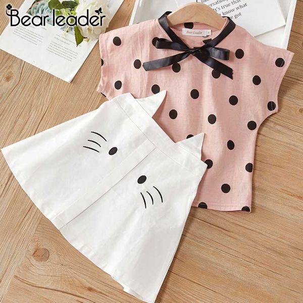 bear leader girls clothing set new summer kids girl clothes polka dot t-shirt and dress with bow-knot children suit outfit 2 6y, White
bear leader girls clothing set new summer kids girl clothes polka dot t-shirt and dress with bow-knot children suit outfit 2 6y, White