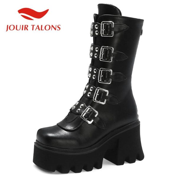 jouir talons 2020 fashion women shoes new brand knee-high rivet platform boots metal bukle strap thick heels boots, Black
jouir talons 2020 fashion women shoes new brand knee-high rivet platform boots metal bukle strap thick heels boots, Black